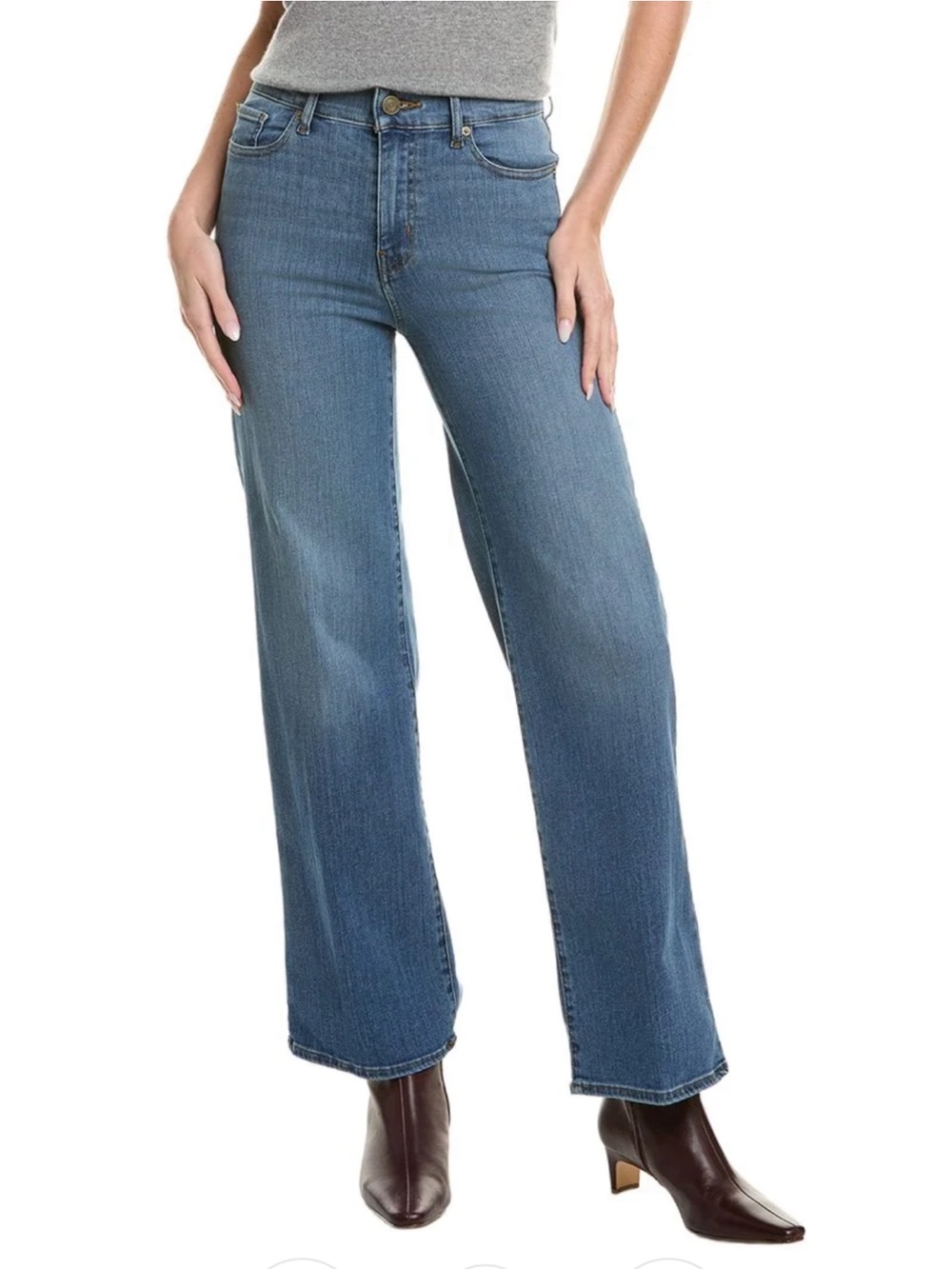 Frame FRAME Le Slim Palazzo High Rise Wide Leg Jeans Disarm Size 28 NWOT